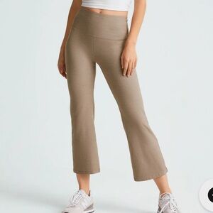 Beyond Yoga Spacedye Retro Cropped Pant birch Heather